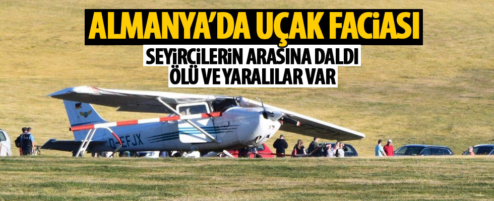 Almanya'da uçak faciası