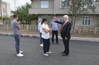 Başkan Yüksel, Oğuzhan Caddesi'nde Tamamlanan Çalışmaları İnceledi