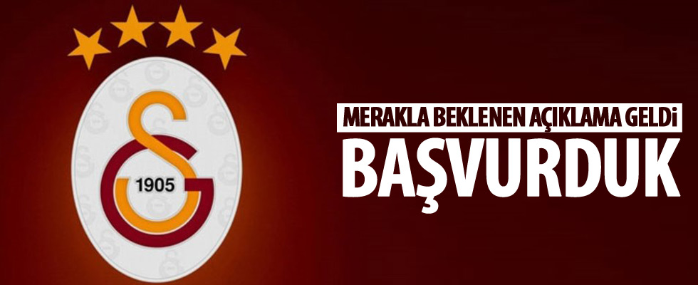 Galatasaray'dan dikkat çeken açıklama