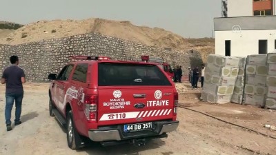 Malatya'da İstinat Duvarı Çöktü Açıklaması 1 Ölü, 3 Yaralı