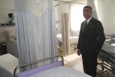 Milletvekili Erol, İçi Boşaltılmaya Başlanan Hastanede İnceleme Yaptı