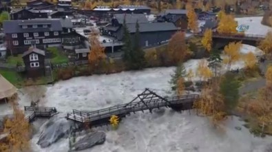 Norveç'te Sel Felaketi Açıklaması 150 Kişi Tahliye Edildi