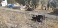 Pasinler'de Traktör Şarampole Uçtu Açıklaması 3 Yaralı