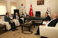 KURULUŞ YILDÖNÜMÜ - YÖK Başkanı Prof. Dr. Saraç, ERÜ Rektörü Çalış'ı Ziyaret Etti