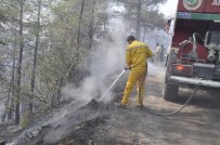 AMANOS DAĞI - Amanoslardaki Orman Yangınını Soğutma Çalışması Sürüyor
