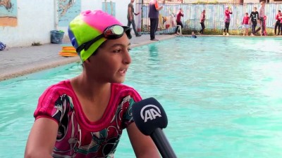Gazzeli Çocuk Yüzücülerin Umudu Açıklaması 'Tokyo Olimpiyatları'