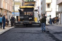 CAHİT SITKI TARANCI - Çorlu'da Asfalt Serim Çalışmaları Devam Ediyor