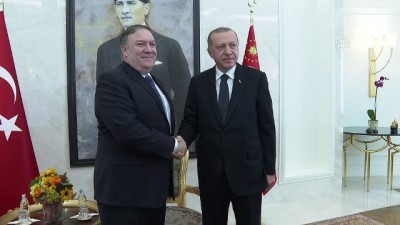 Erdoğan-Pompeo Görüşmesi Başladı
