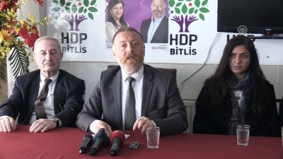 HDP Eş Genel Başkanı Temelli Bitlis'te