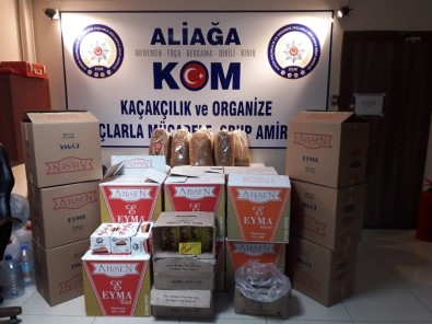 İzmir'de Kaçak Tütün Operasyonu
