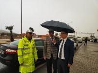 Kaymakam Düzgün'den Görev Başındaki Trafik Polislerine Ziyaret
