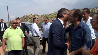 KKTC Başbakanı Erhürman, Aplıç Sınır Kapısını Ziyaret Etti