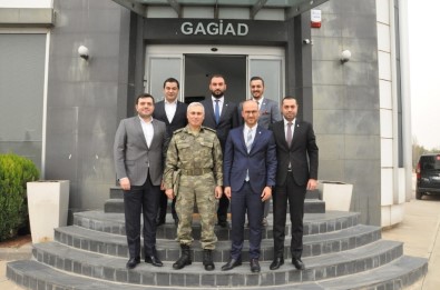 Tuğgeneral Atak'tan GAGİAD Dernek Merkezine Ziyaret