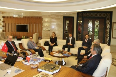 AB Türkiye Delegasyonu Başkanı Büyükelçi Berger'den Rektör Bağlı'ya Ziyaret