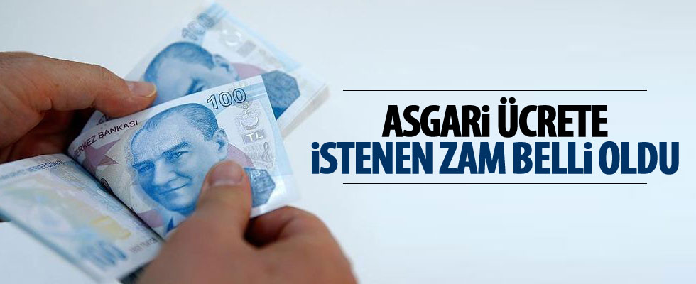 Asgari ücret için istenen zam