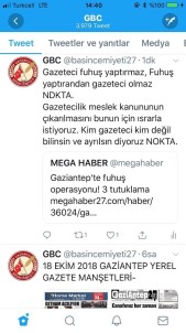 Gaziantep'teki Gazeteciye Fuhuş Ve Tehdit Operasyonu