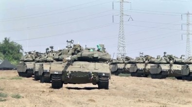 İsrail'den Gazze Sınırına Tank Takviyesi
