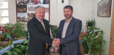 Kaymakam Duru'dan AK Parti İlçe Başkanı Turan'a İade-İ Ziyaret