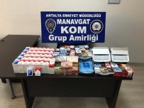 SARıLAR - Manavgat'ta Bir İşyerinde Kaçak Nargile Tütünü Ele Geçirildi