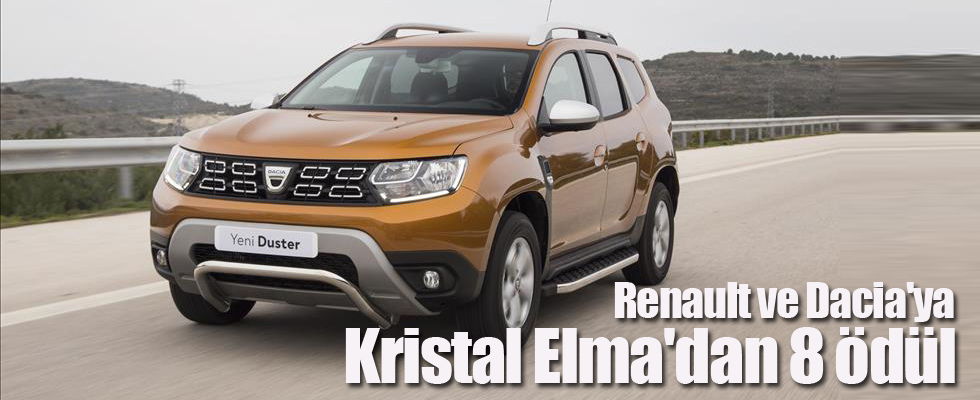 Renault ve Dacia'ya Kristal Elma'dan 8 ödül