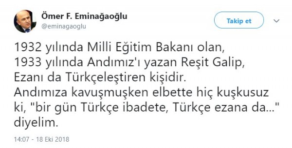 Eminağaoğlu haddini aştı