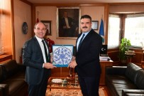 TERÖR MAĞDURLARI - Başkan Gündüz'den Rektör Prof. Dr. Çomaklı'ya Ziyaret