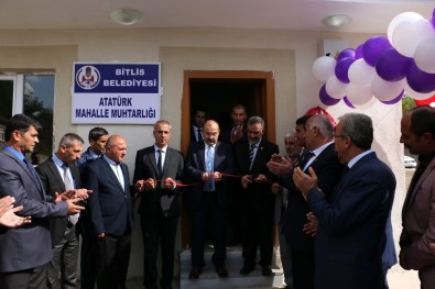 Bitlis'te Muhtarlık Hizmet Binası Yapıldı