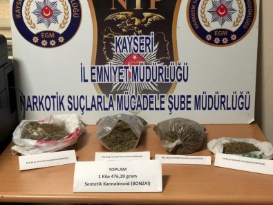 Kayseri'de Uyuşturucu Operasyonunda 3 Gözaltı