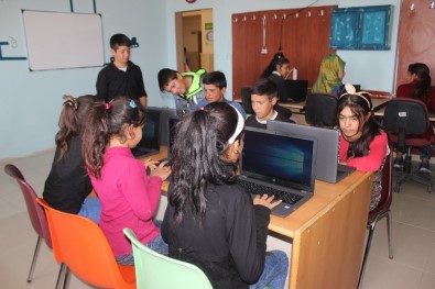 Siverek'te Köy Okulunda Bilişim Sınıfı Kuruldu