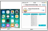 DERS PROGRAMI - Trakya Üniversitesi 'Öğrenci İşleri Daire Başkanlığı Mobil Uygulaması' Kullanıma Açıldı
