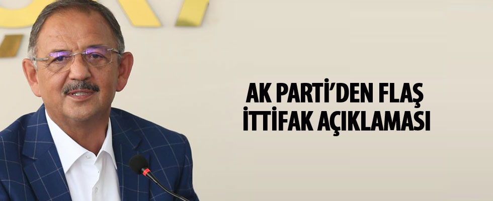 AK Parti'li Özhaseki'den AK Parti- MHP ittifakına ilişkin açıklama