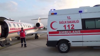 Ambulans Uçak Minik Rüzgar Asaf İçin Havalandı