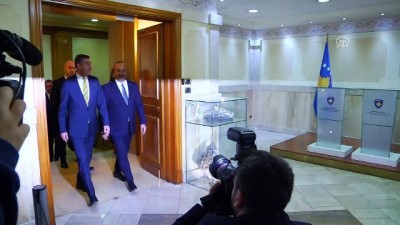 Çavuşoğlu Kosova Meclis Başkanı İle Bir Araya Geldi