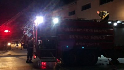 Mersin'de Tekstil Fabrikasında Yangın