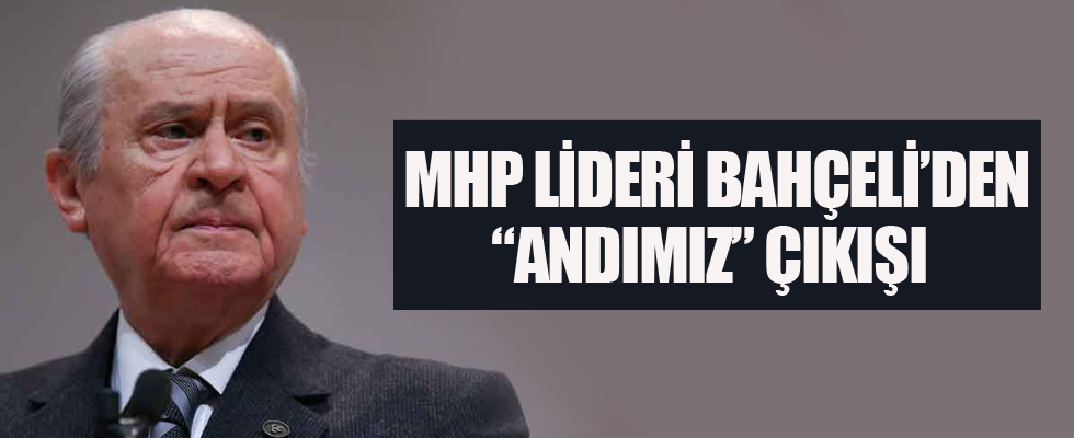 MHP lideri Bahçeli'den 