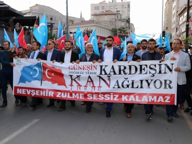 Nevşehir'de Doğu Türkistan İçin Yürüyüş Düzenlendi