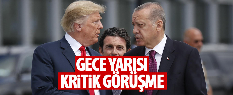 Erdoğan ile Trump görüştü