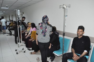 Seyhan'da Yemekten Zehirlenen 65 İşçi Hastanelere Kaldırıldı