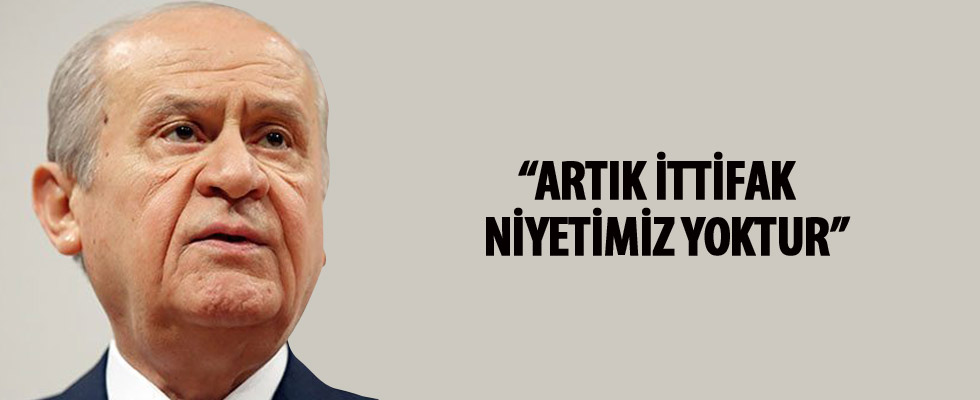 Bahçeli: Yerel seçimlerde ittifak arayışımız yoktur