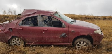 Aşkale'de Trafik Kazası Açıklaması 1 Yaralı