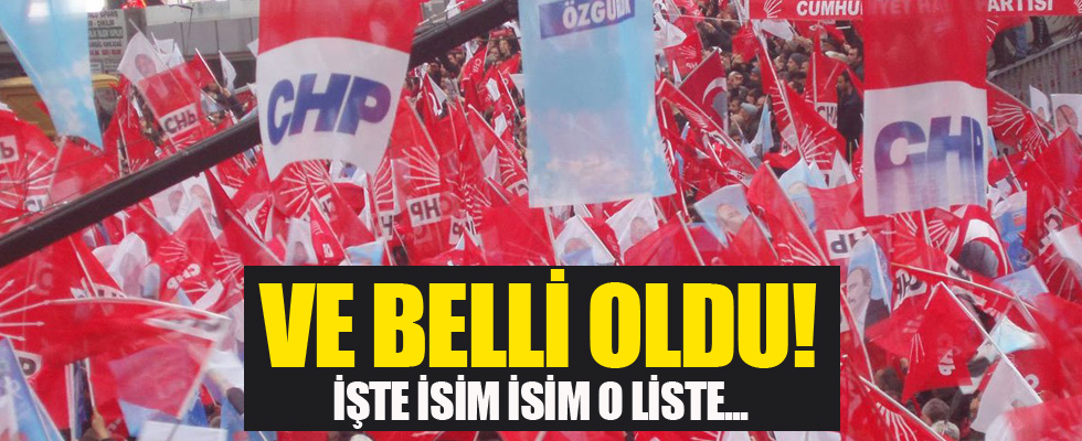 CHP yerel seçim için 105 adayını belirledi