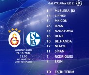 Galatasaray'ın 11'İ Belli Oldu