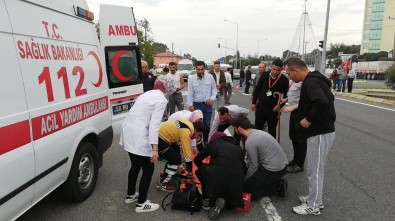 Hastane Önünde Kaza Açıklaması 1 Ölü