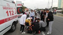 HAFRİYAT KAMYONU - Hastane Önünde Kaza Açıklaması 1 Ölü