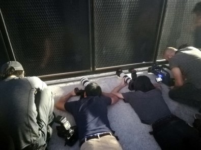 Japon Gazeteciler Meslektaşları Yasuda'yı Böyle Takip Etti