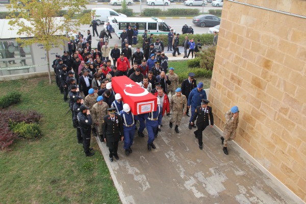 Çorumlu şehit, son yolculuğuna uğurlandı