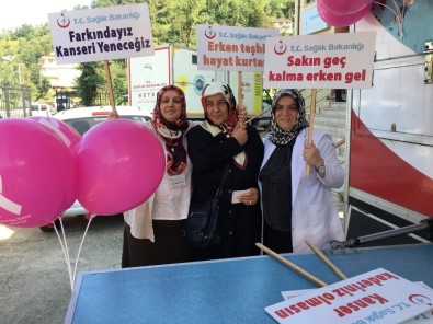 Rize'de 'Ekim Ayı Meme Kanseri Bilinçlendirme' Etkinlikleri