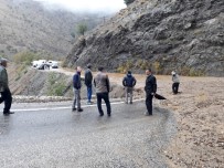 GEÇITLI - Sincik-Malatya Karayolunda Heyelan