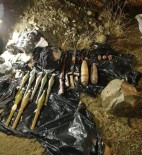 KESKİN NİŞANCI - Yüksekova'da PKK'ya Ait Patlayıcı Ve Mühimmat Ele Geçirildi