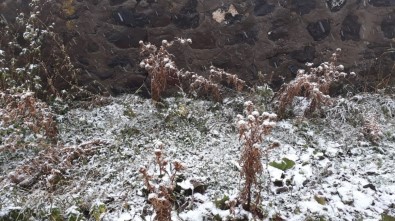 Kars'a Mevsimin İlk Karı Yağdı